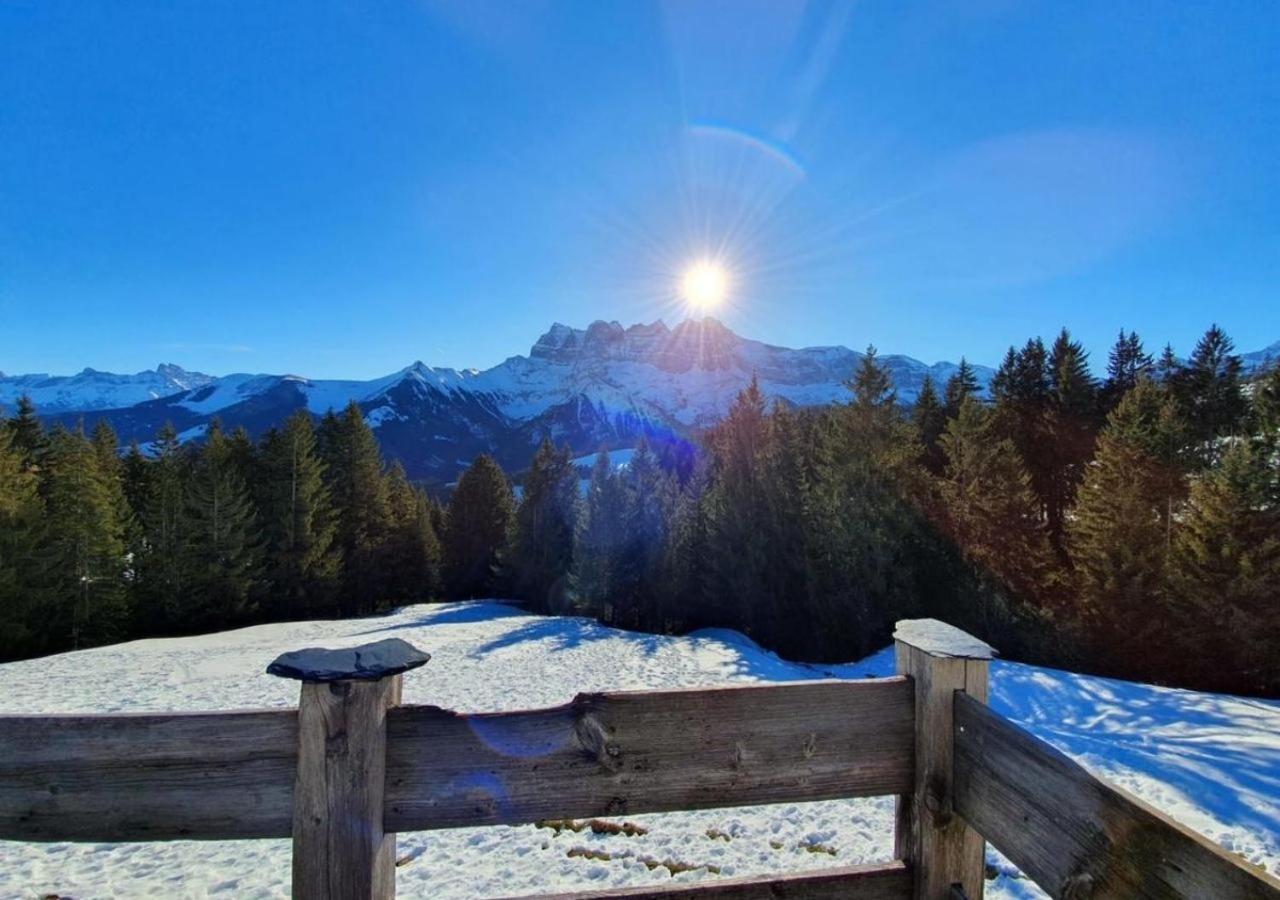 Aparthotel Mountain River Resort Val dʼIlliez Exterior foto
